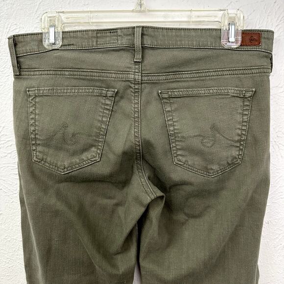 Adriano Goldschmied Green Stevie Ankle Slim Straight Jeans - Size 29 Petite - Picture 8 of 12